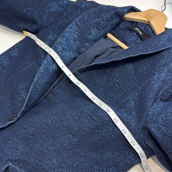 J Brand Layla Textured jacquard metallic Brocade Floral Blazer - Picture 8 of 12